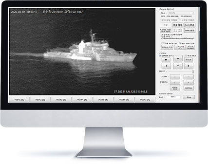 국방분야 고성능 영상감시장비체계